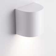Nova Luce York - applique murale extérieure - 11 x 11 x 8,5 cm - IP65 - blanc sablé