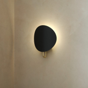 Design For The People Spargo - applique murale - 32 x 39,3 cm - noir et laiton