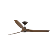 Faro Morea - ventilateur de plafond avec télécommande et minuterie - Ø 152 cm - brun foncé