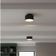 VK Lighting Eos - spot en saillie - Ø 13 x 9 cm  - noir