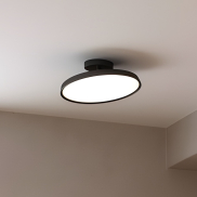 Design for the People Kaito 2 Pro 30 - plafonnier - Ø 30 x 11,8 cm - 15W dimmable LED inclus - noir