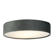 Searchlight Drum - plafonnier - Ø 50 x 10 cm - gris