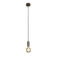 Searchlight - lampe suspendue - Ø 10 x 300 cm - laiton et or