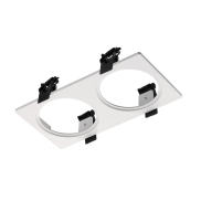 Nova Luce Cid - cadre - 195 x 100 mm, 183 x 93 mm encastrable - blanc