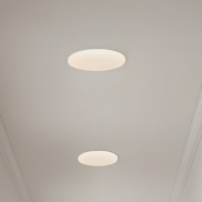 Nordlux Vic - plafonnier - Ø 22 x 4 cm - 18W LED inclus - IP21 - blanc - couleur de lumière blanc chaud (3000K)