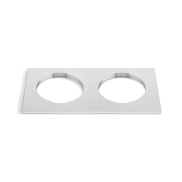 ONE Light - double base décorative carrée - 10105H - blanc