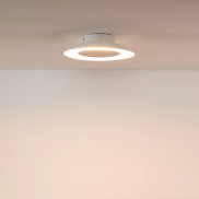 Lucide Foskal - plafonnier - Ø 21,5 x 5,2 cm - 6W LED inclus - blanc