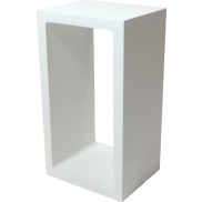 Artdelight Corridor - lampe de table - 18,2 x 10 x 8 cm - 3 niveaux de gradation - 6W LED inclus - IP40 - blanc