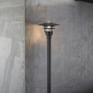Nordlux Lønstrup - lampe de jardin - Ø 32 x 116 cm - IP44 - noir