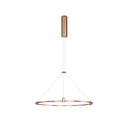 Nova Luce Dion - structure circulaire magnétique - Ø 60 x 120 cm - convient à un maximum de 60W LED - or satiné