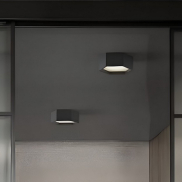 Nova Luce Samba - plafonnier - 25 x 10 cm - LED 10W inclus - noir sable