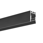 KLUS PDS-ZMG - Profilé LED pour un faisceau plus étroit - 1,66 x 2,2 cm - noir