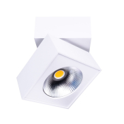Maxlight Artu - spot en saillie - 10 x 10 x 10 cm - 15W LED inclus - blanc