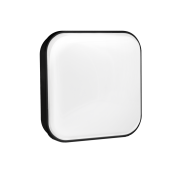 Century Italia Simply - lampe murale/plafonnier - 22 x 7,3 x 22 cm - 24W LED inclus - IP65 - noir