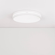 Nova Luce Wheel - plafonnier - Ø 45 x 6 cm - 30W LED inclus - blanc sable
