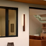 Nova Luce Isos - applique murale extérieure - 5,3 x 61 x 6 cm - 6W LED inclus - IP65 - corten