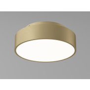 Artdelight Chicago - plafonnier - Ø 25 x 9 cm - 19,5W LED dimmable inclus - warm gold
