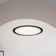Nova Luce Perfect Profile Trimless - spot encastré sur télécommande (incl.) - Ø 1045 mm, 1030 mm encastré - 120W LED dimmable inclus - 2700K-6000K - noir