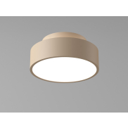 Artdelight Chicago - plafonnier - Ø 15 x 6,8 cm - 9,8W LED dimmable inclus - champagne