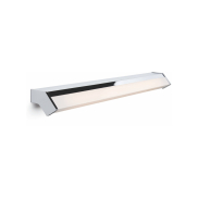 Artdelight Mirror-58 - applique murale - 88 x 6,8 x 8 cm - 12W LED inclus - IP44 - chrome