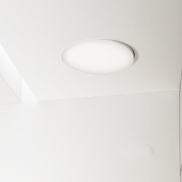 Nova Luce Perfect Profile Trimless - spot encastré sur télécommande (incl.) - Ø 840 mm, 830 mm encastré - 80W LED dimmable inclus - 2700K-6000K - blanc