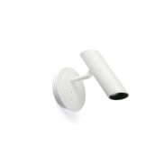 Faro Leo - applique murale avec interrupteur - Ø 10 x 16 cm - 3,5W LED inclus - blanc mat