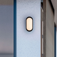 Nova Luce Tiepolo - applique murale extérieure - 9,8 x 20,8 x 6 cm - 11W LED inclus - IP65 - noir sablé
