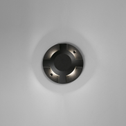 Faro Loth all sides - applique murale - Ø 20 x 4,2 cm - 12W LED inclus - IP67 - noir mat