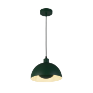 Searchlight Mars - lampe suspendue - Ø 25 x 150 cm - vert mat et crème