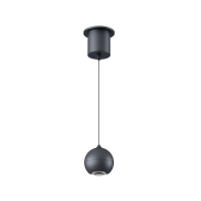 Artdelight Miami - suspension - Ø 10 x 218 cm - 10W dimmable LED inclus - noir
