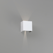 Faro Olan - applique murale - 14,5 x 14 x 10,5 cm - 6W LED inclus - IP65 - blanc mat