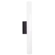 Maxlight Fayette - applique murale en saillie - 12 x 6 x 61 cm - 12W LED inclus - IP44 - noir