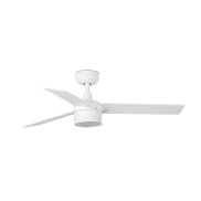 Faro Rudder Tek 3 S - ventilateur de plafond avec lumière - Ø 106 cm - blanc mat - 2700K