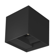 Century Italia Up & Down - applique murale - 10 x 10 x 10 cm - 10W LED inclus - couleur de lumière réglable - IP65 - noir