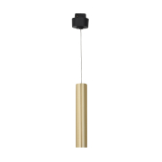 Nova Luce Jazz - lampe suspendue pour système de profilés magnétiques - Ø 3 x 150 cm - 10W LED inclus - laiton satiné