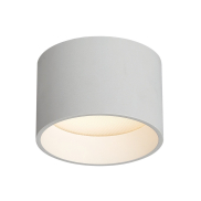 VK Lighting Mos - plafonnier extérieur - Ø 11 x 7,5 cm - LED 12W incl. - IP44 - blanc