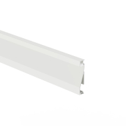 Klus Olis - plinthe en aluminium - 1,4 x 8 cm - blanc