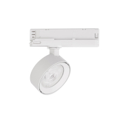 Nova Luce Roler - Spot sur rail triphasé - Ø 9,5 x 15,5 cm - 20W LED inclus - blanc sable