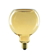 Segula Ampoule LED - Globe flottant - Ø 12,5 x 16,5 cm - E27 - 4W dimmable - 2200K - ambre