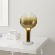Nova Luce Nostos - lampe de table - Ø 20 x 35 cm - 3W dimmable LED inclus - or