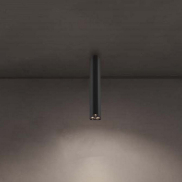 Nova Luce Etho - plafonnier - 5 x 30,5 x 5 cm - 6W LED inclus - noir sablé