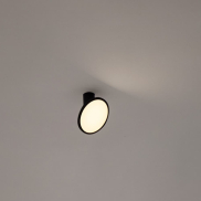 Nova Luce Ekei - plafonnier - Ø 20 x 21,4 cm - 14W LED inclus - noir sablé