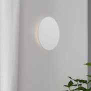 Nova Luce Cyrcle - applique murale - Ø 30 x 3,2 cm - 22,5W LED inclus - blanc sable