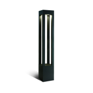 ONE Light Cage Light I - lampe de jardin - 16 x 16 x 90 cm - 22W LED inclus - IP65 - anthracite - couleur de lumière blanche