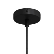 Creative Cables Mini - rosace de plafond - Ø 8,3 x 2,5 cm - noir