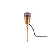 Integral LED Moroni – spot encastré au sol sur piquet – Ø 6 x 37,2 cm – IP65 – cuivre