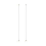 Lucide Linial - système de rails magnétiques - kit câble de suspension - 5 x 1,4 x 200 cm - champagne