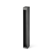Faro Cerler - lampe de jardin - 9 x 60 cm - 9W LED inclus - IP65 - gris foncé