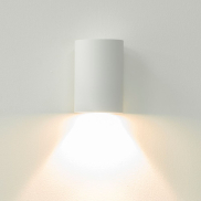 Artdelight Brody - applique murale - Ø 7,2 x 11 cm - 4W LED inclus - IP54 - blanc