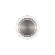 Nova Luce Airida - applique murale - Ø 17 x 6 cm - 8W LED inclus - noir nickel